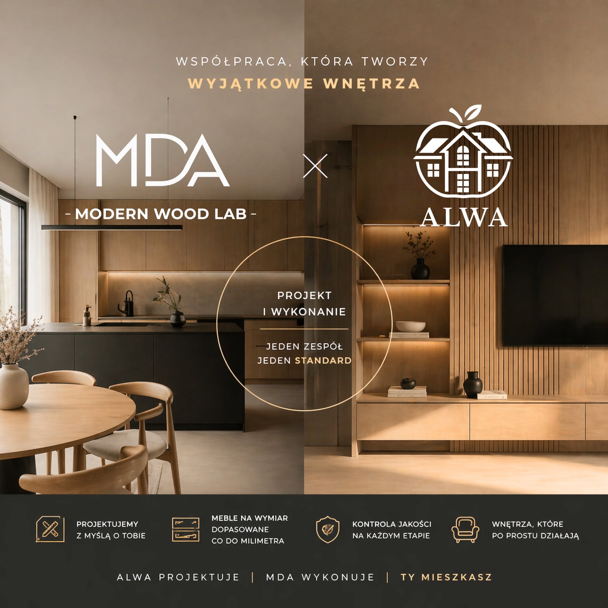 ALWA × MDA — projekt i wykonanie wnętrz